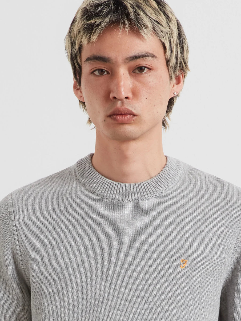 Farah Shepard Crew Sweater // GREY