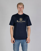 Aquascutum Active Big logo T-Shirt TS004 // NAVY