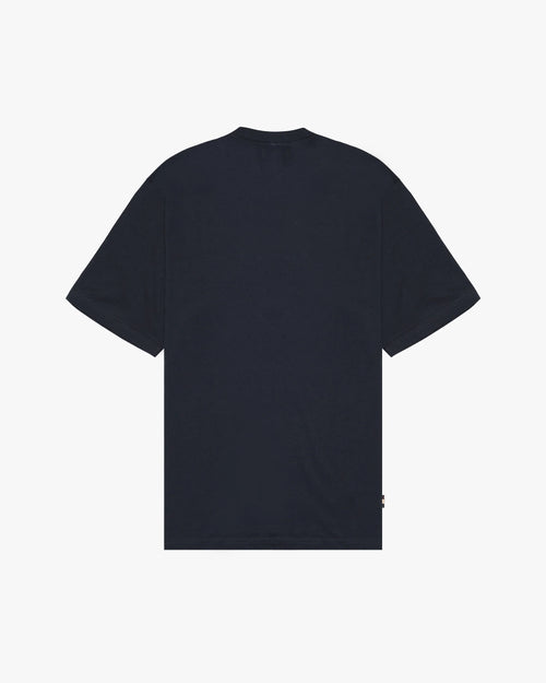 Aquascutum Active Big logo T-Shirt TS004 // NAVY