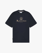Aquascutum Active Big logo T-Shirt TS004 // NAVY