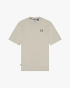 Aquascutum Active RUBBER PATCH T-SHIRT TS009 // OLD WHITE