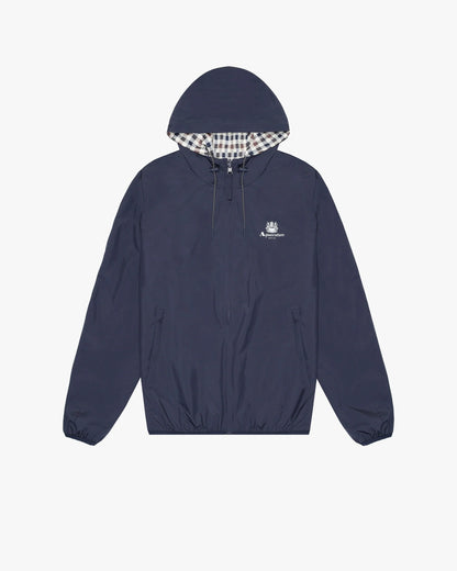 Aquascutum Active Hooded Sailor Reversible Jacket // NAVY