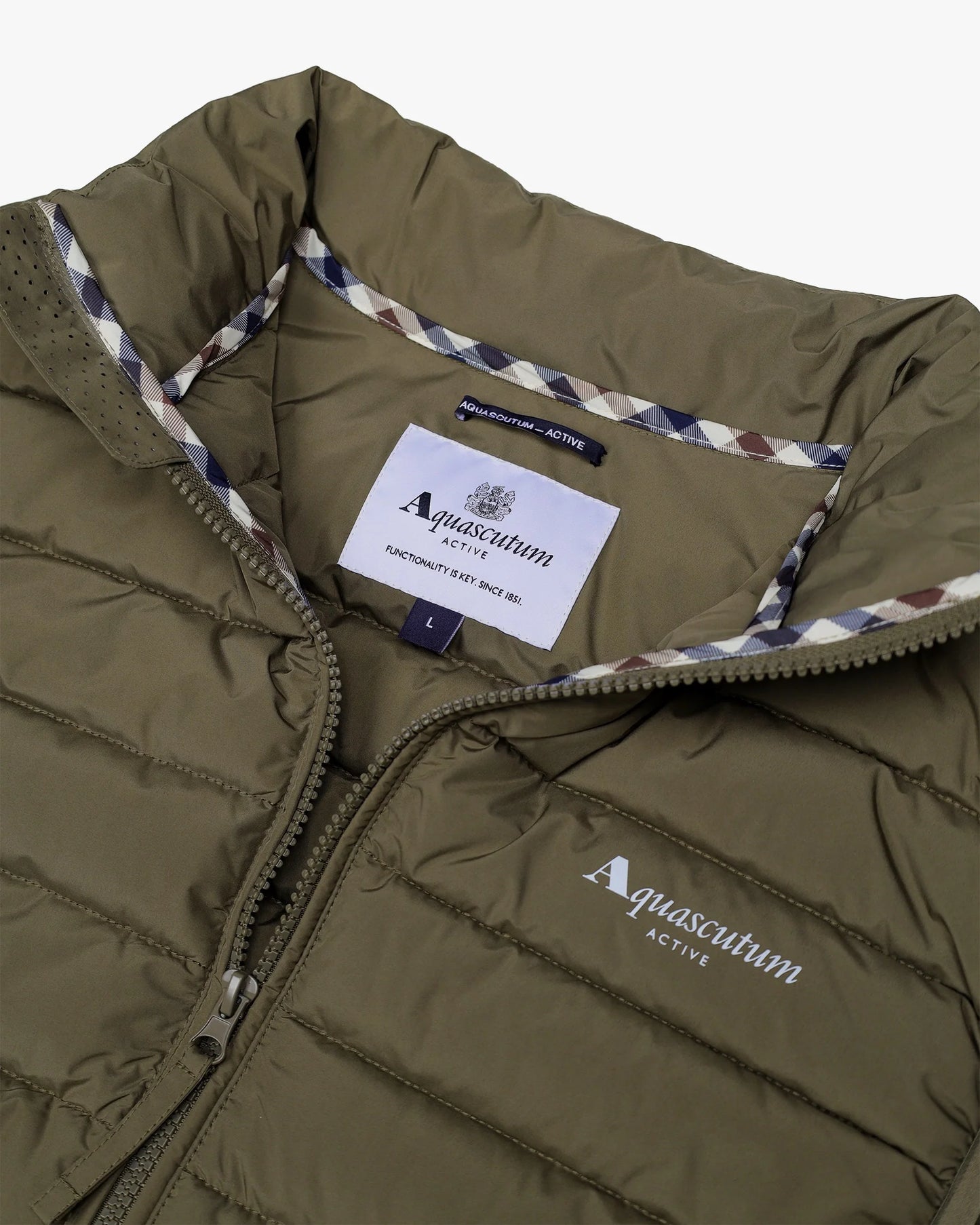 Aquascutum Active VEST 100gsm // ARMY GREEN