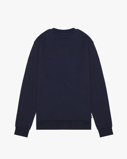 Aquascutum Active CC Shoulder Crewneck B005_SW011 // NAVY