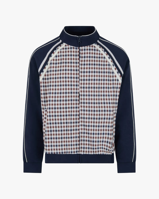 Aquascutum Active CC Scuba Stripes Track Top // NAVY