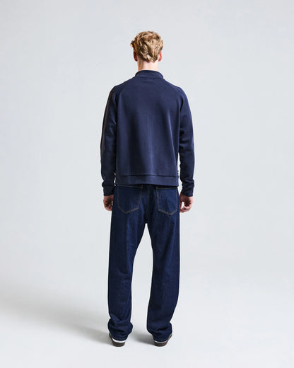 Aquascutum Active CC Scuba Stripes Track Top // NAVY
