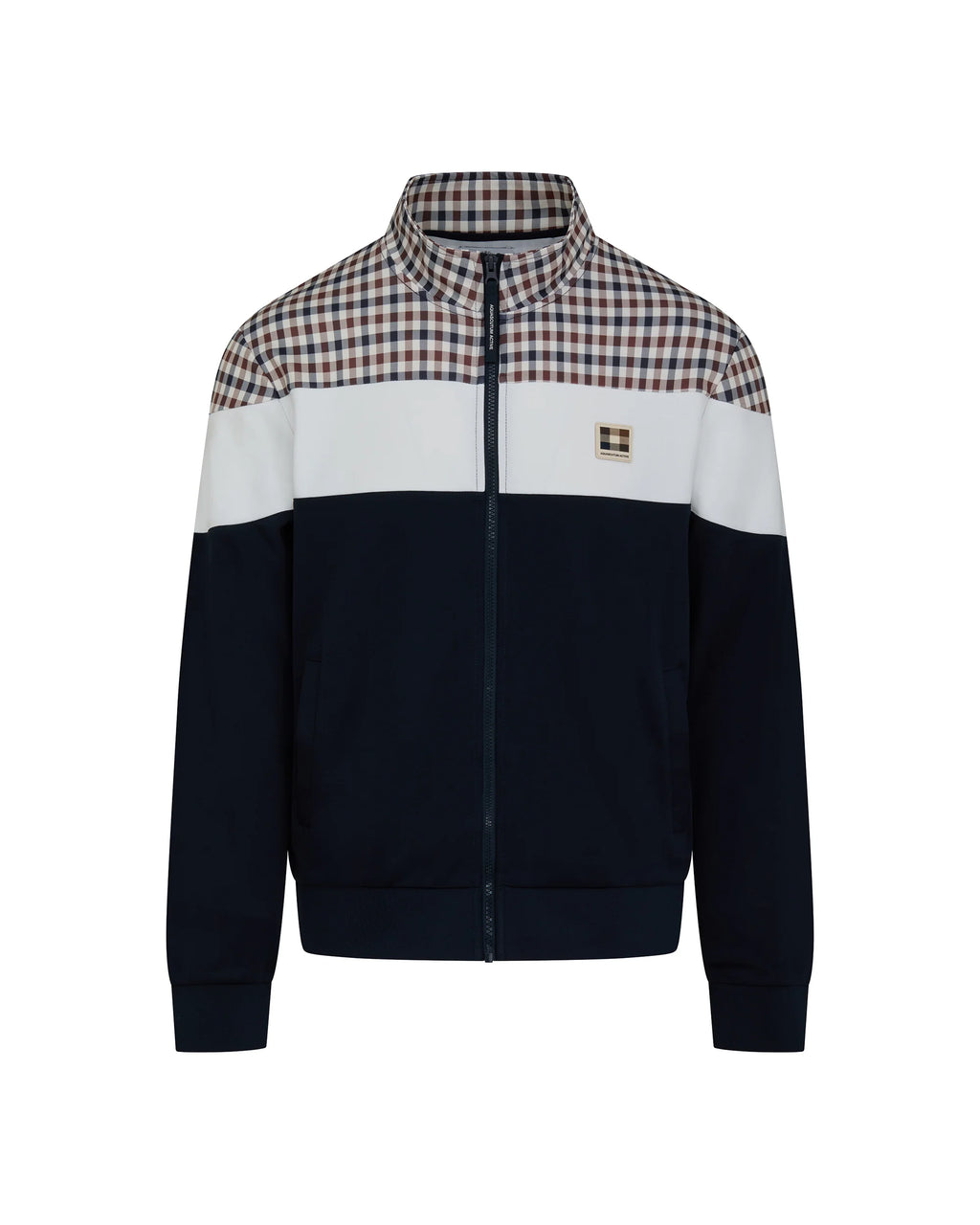 Aquascutum Active CC Shoulder Track Top // NAVY