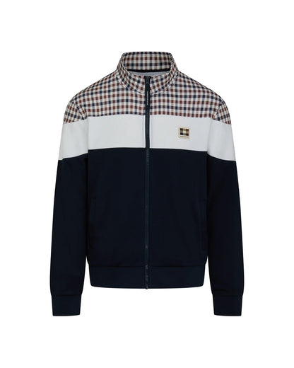 Aquascutum Active CC Shoulder Track Top // NAVY