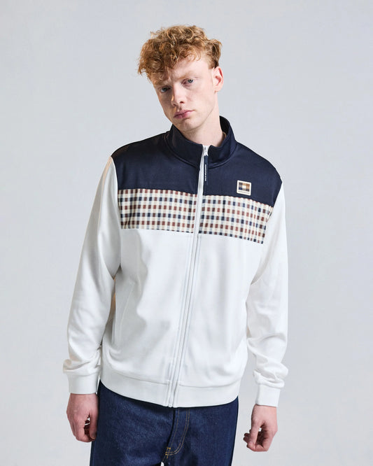 Aquascutum Active CC Shoulder Track Top // NAVY