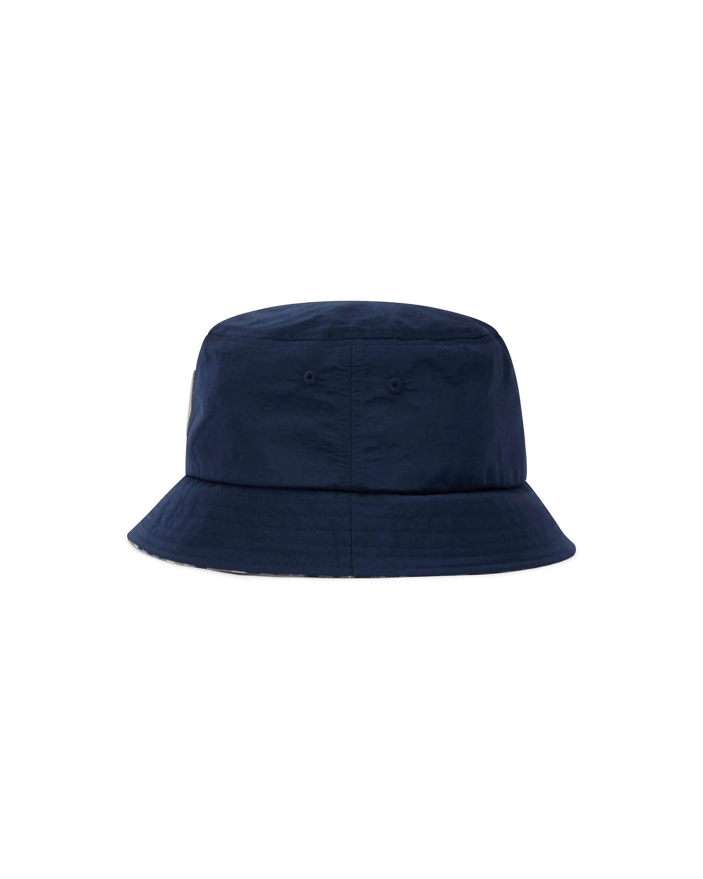Aquascutum Active Lamina Badge Bucket Cap // NAVY