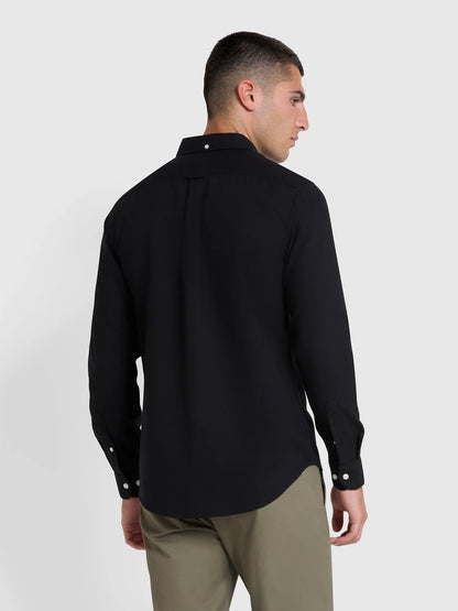 Farah Brewer LS Shirt // BLACK