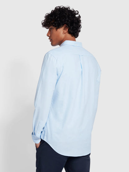 Farah Brewer Shirt // SKY BLUE