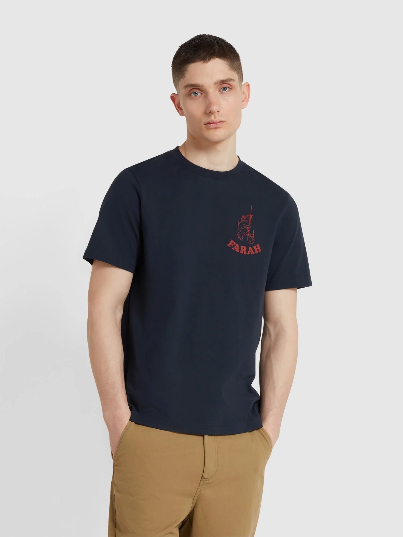 Farah Stockwell Grafisk T-shirt // TRUE MARIN