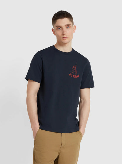 Farah Stockwell Graphic Tee // TRUE NAVY