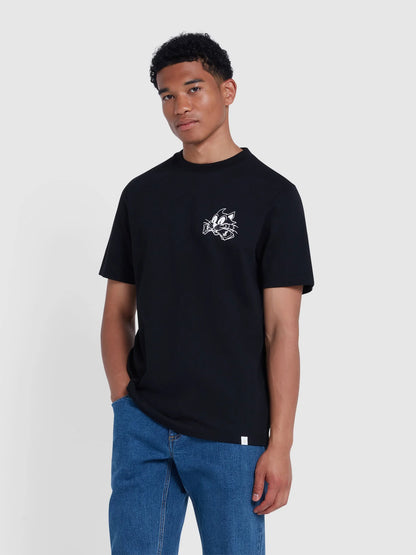 Farah Jasper Tee // BLACK