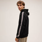 FILA Biella Regular Taped Hoodie // BLACK
