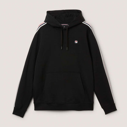FILA Biella Regular Taped Hoodie // BLACK