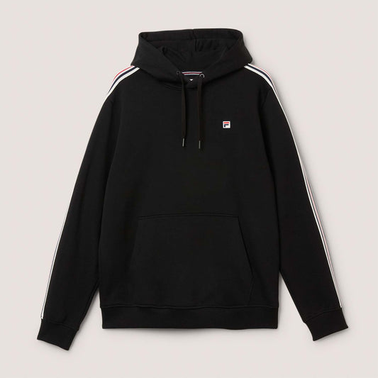 FILA Biella Regular Taped Hoodie // BLACK