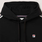 FILA Biella Regular Taped Hoodie // BLACK