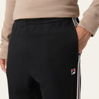 FILA Biella Regular taped Track Pants // BLACK