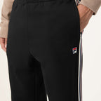 Fila Biella Reguar Taped Pique Track Pants // BLACK