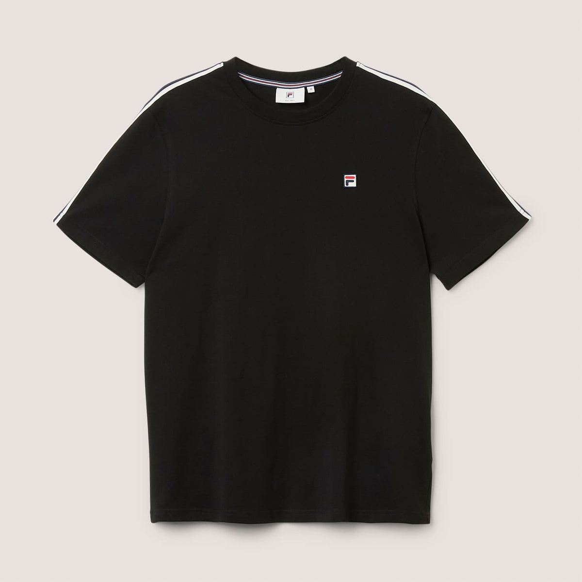 Fila BIELLA regular taped t-shirt // BLACK