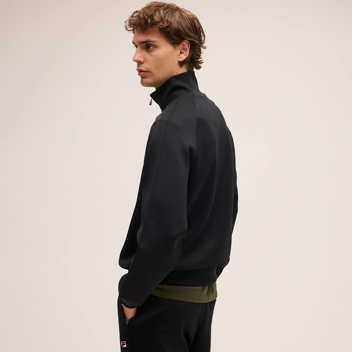FILA Cavalese Regular Track Jacket // BLACK