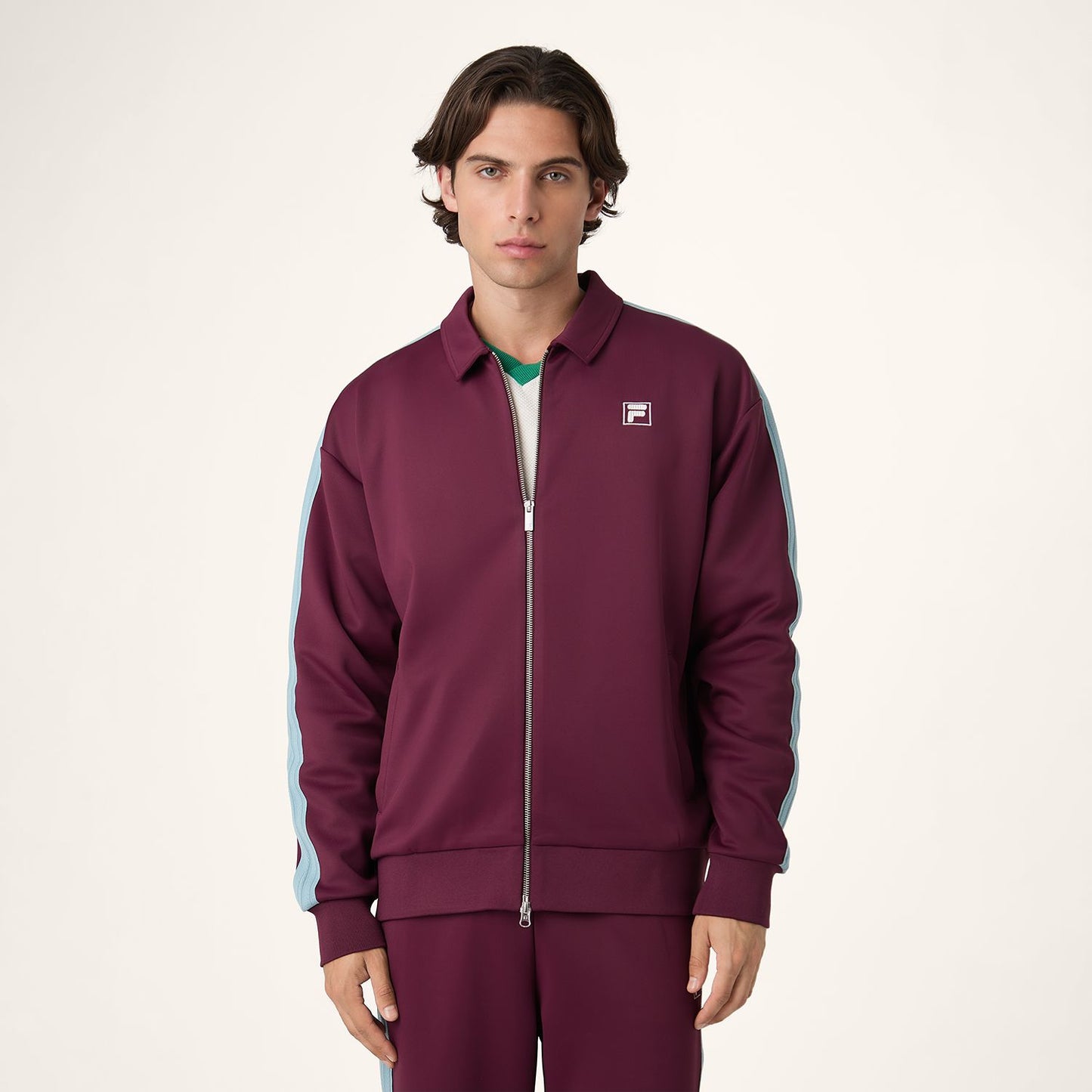 Fila Como Track Jacket // RED