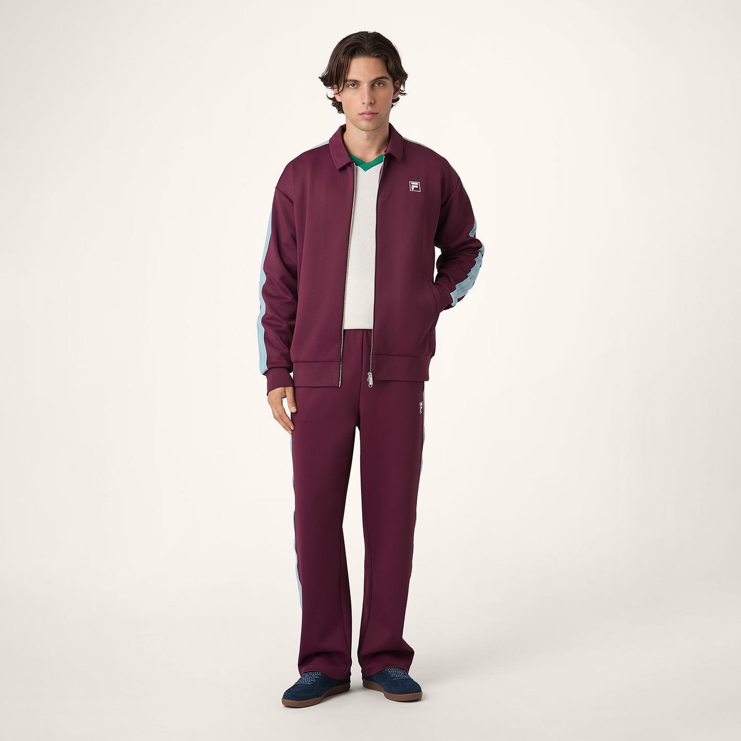 Fila Como Track Jacket // RED