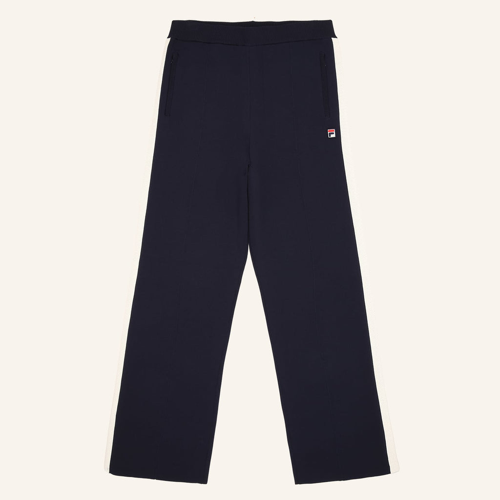 FILA Cortina Wide Straight Pants // DARK SAPPHIRE