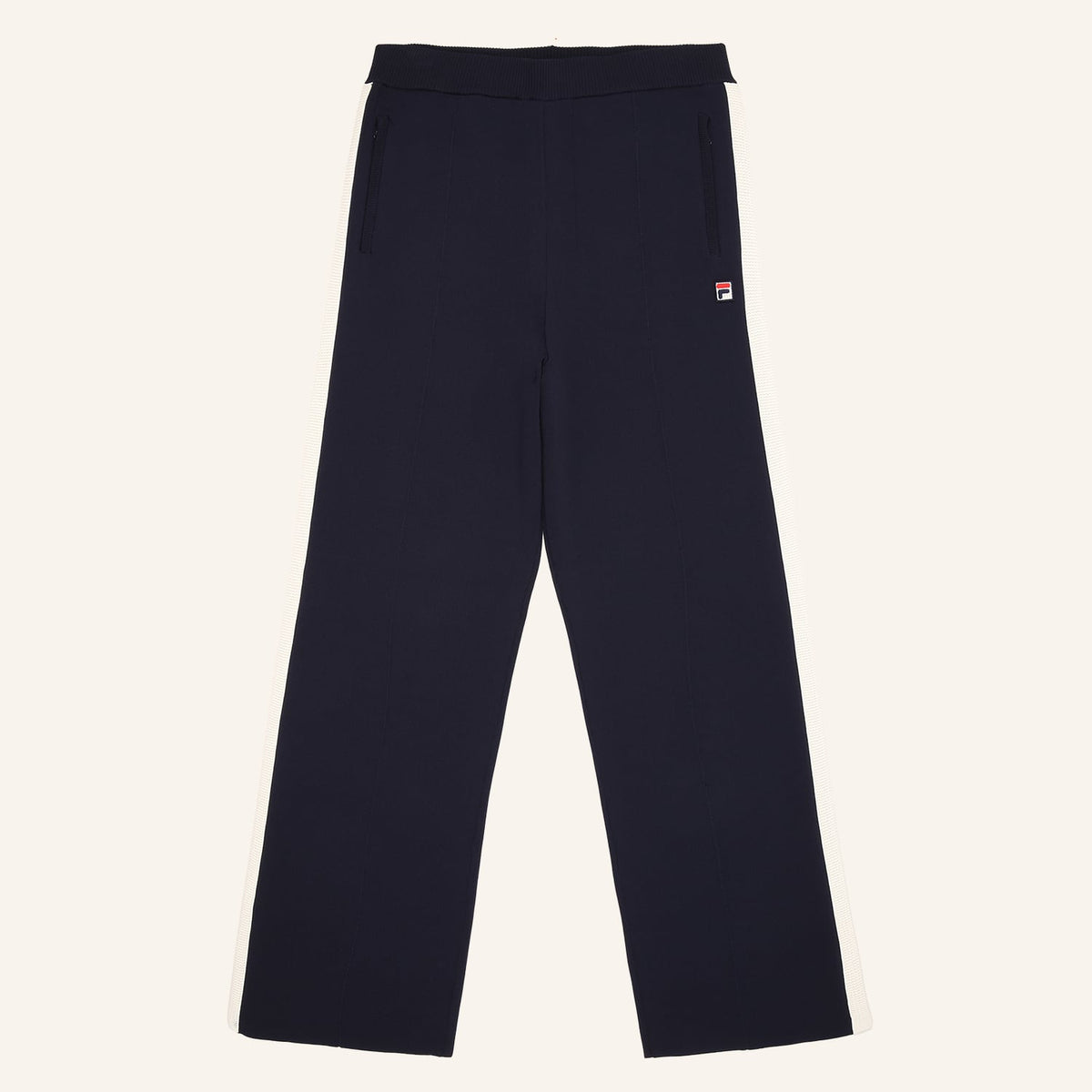 FILA Cortina Wide Straight Pants // DARK SAPPHIRE