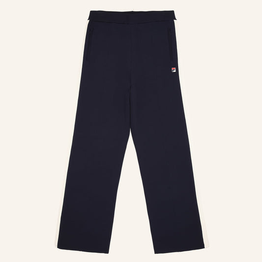 FILA Cortina Wide Straight Pants // DARK SAPPHIRE