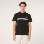 Fila Diecimo Regular Heritage Tape Polo Shirt // BLACK