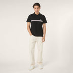 Fila Diecimo Regular Heritage Tape Polo Shirt // BLACK