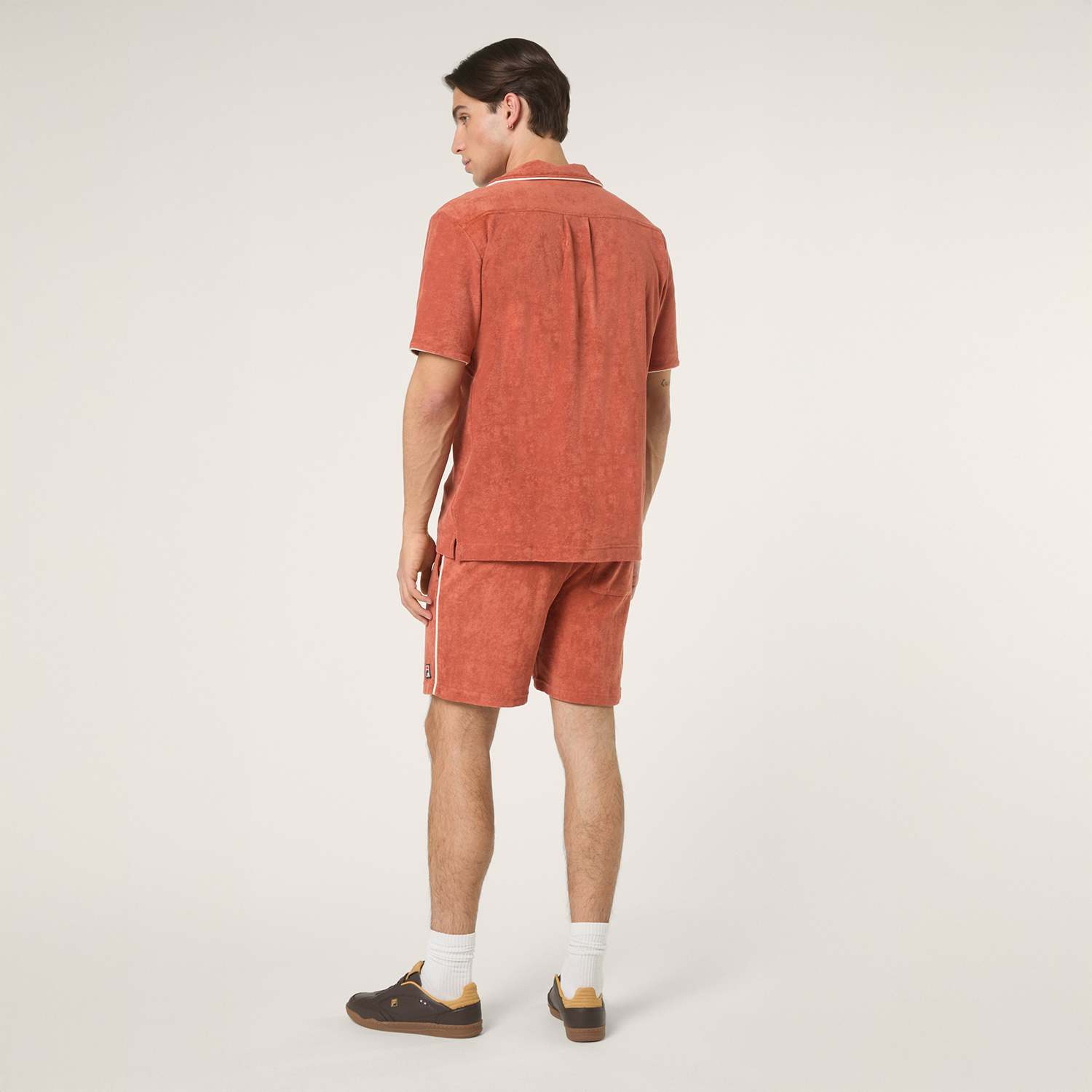 Fila Empoli Regular Towelling Shorts // ETRUSCAN RED