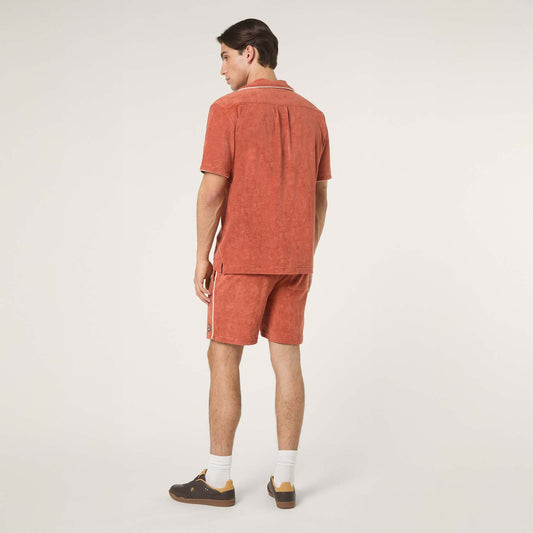 Fila Empoli Regular Towelling Shorts // ETRUSCAN RED
