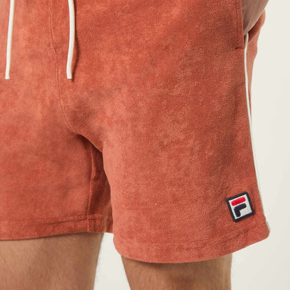 Fila Empoli Regular Towelling Shorts // ETRUSCAN RED