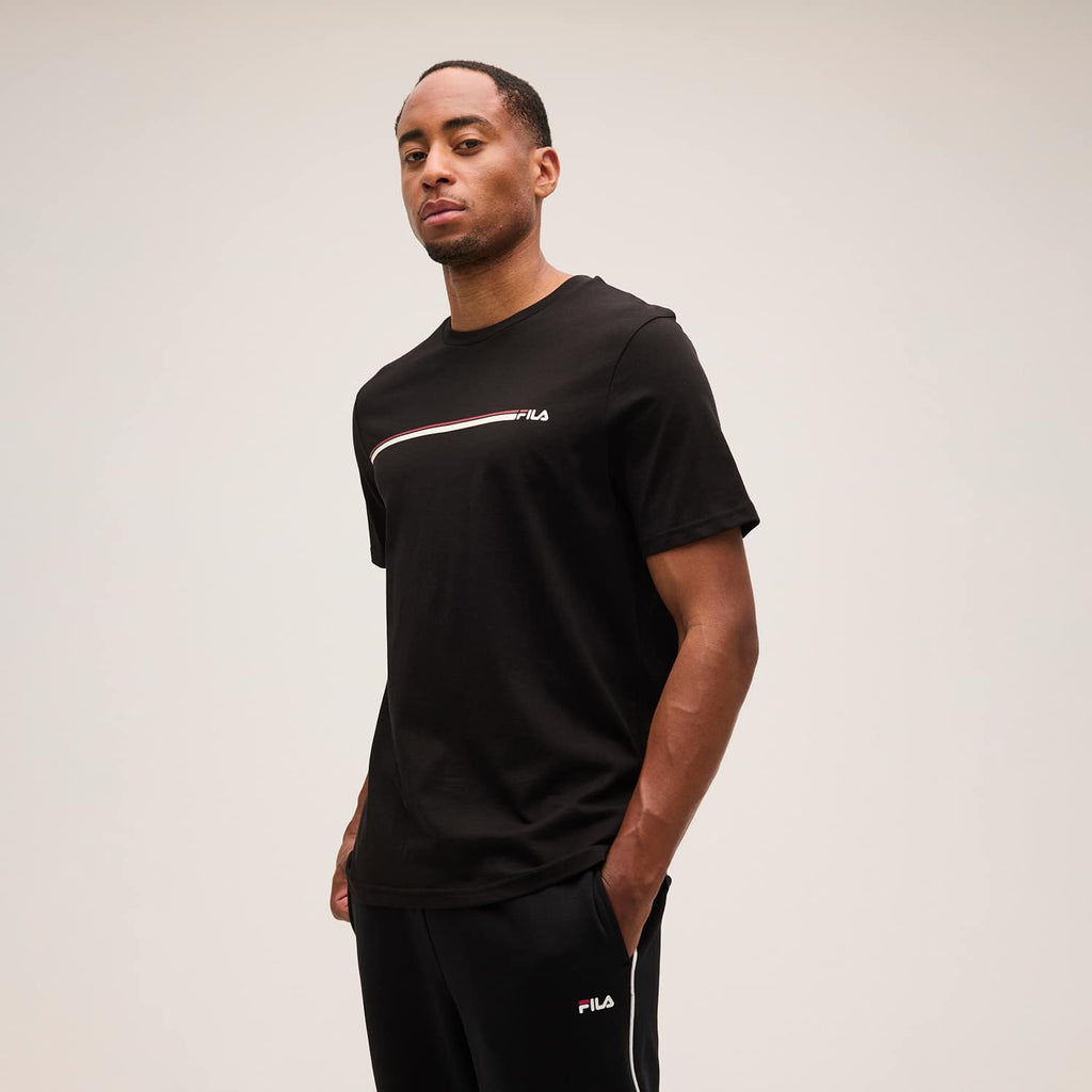 FILA Luson Regular Graphic Tee // BLACK