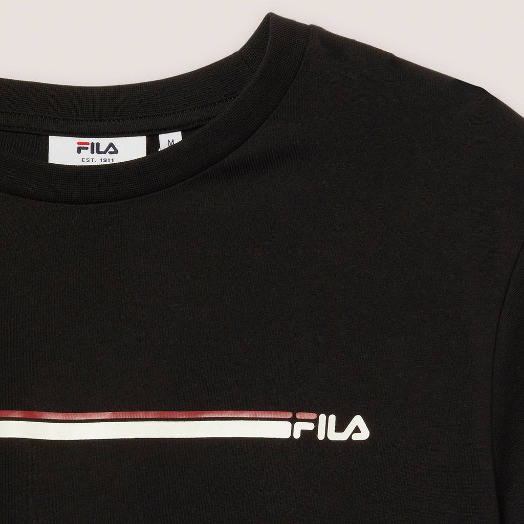 FILA Luson Regular Graphic Tee // BLACK