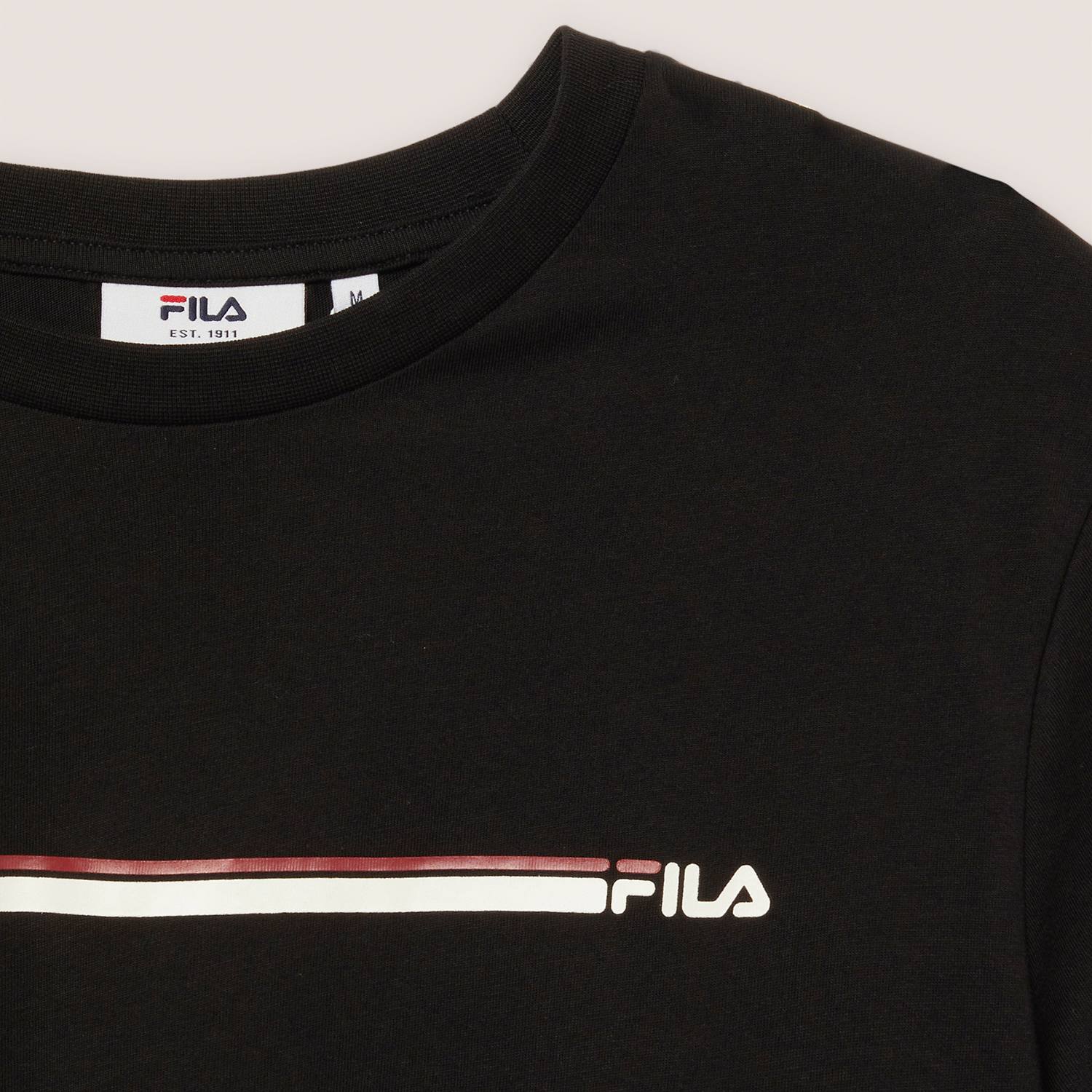 FILA Luson Regular Graphic Tee // BLACK