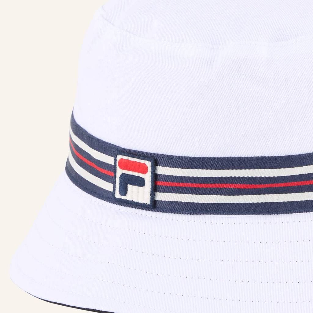 Fila Pariana Reversible Bucket Hat // WHITE