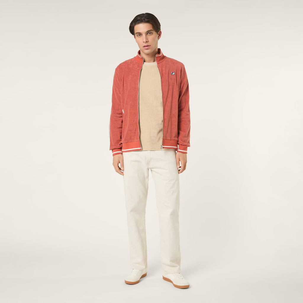 Fila TAVARNUZZE regular towelling track jacket // ETRUSCAN RED