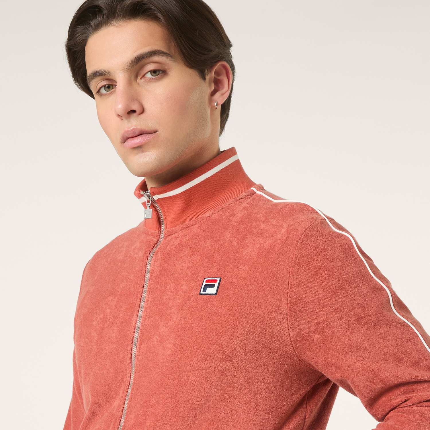Fila TAVARNUZZE regular towelling track jacket // ETRUSCAN RED