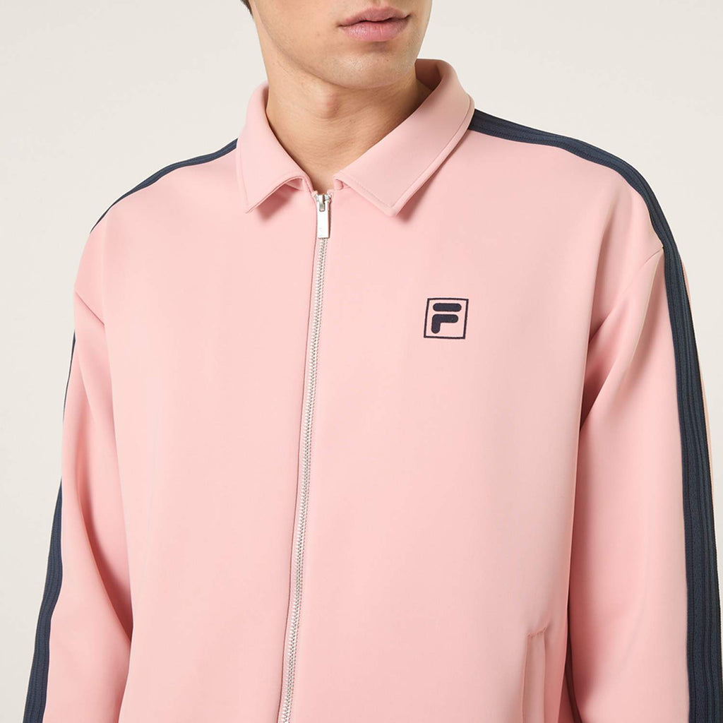 Fila Vaiano Relaxed Taped Track Jacket // ROSÉ