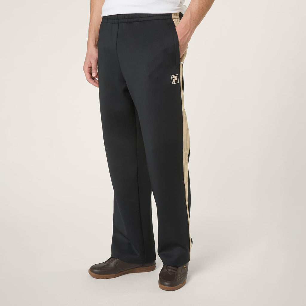 Fila Vaiano Relaxed Taped Track Pants // BLACK