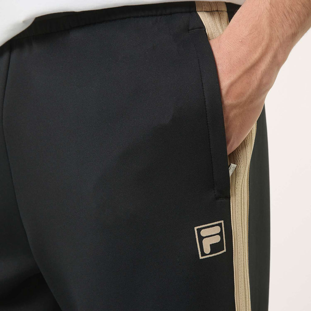 Fila Vaiano Relaxed Taped Track Pants // BLACK