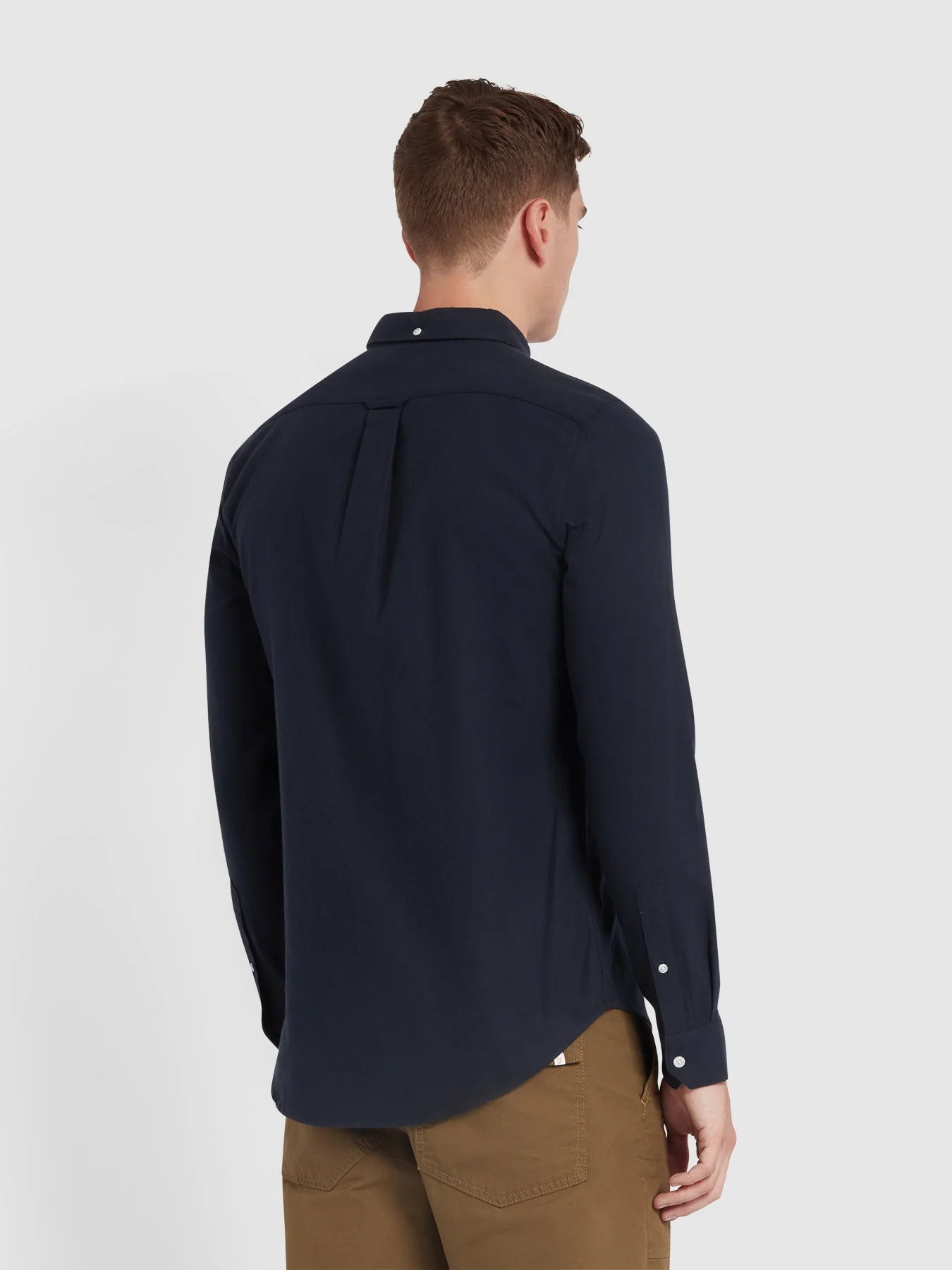 Farah Alban LS Shirt // TRUE NAVY