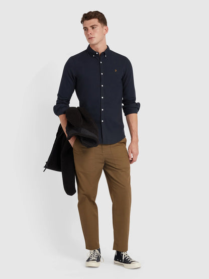 Farah Alban LS Shirt // TRUE NAVY