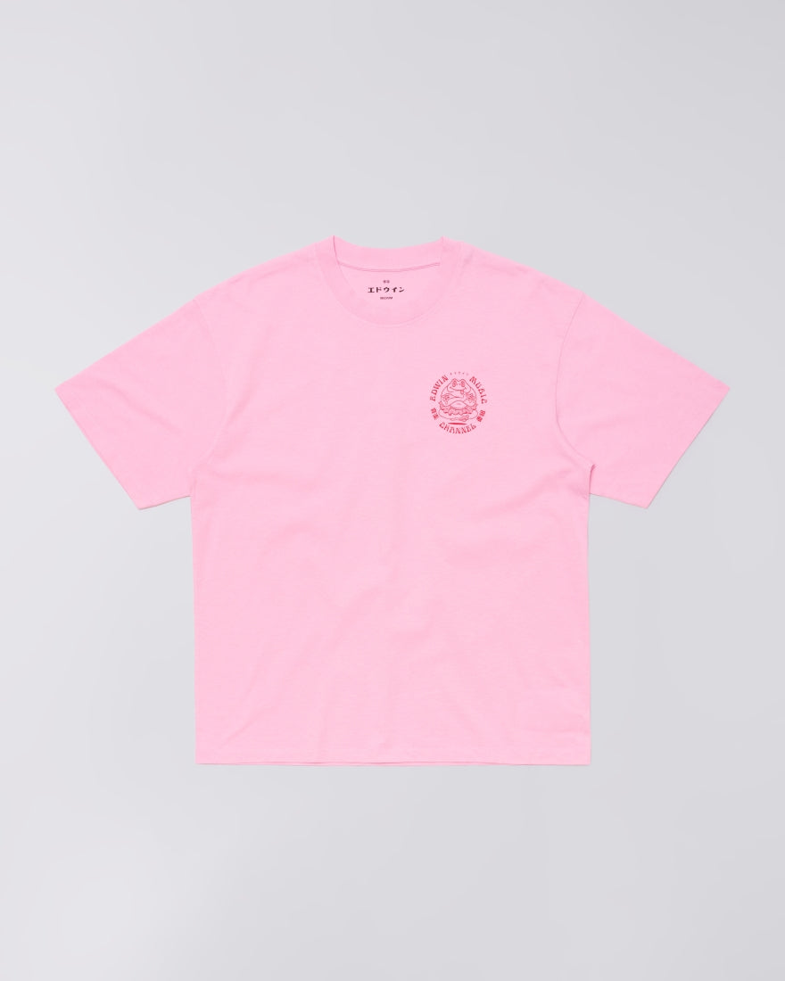 Edwin Music Channel T-Shirt // BEGONIA PINK
