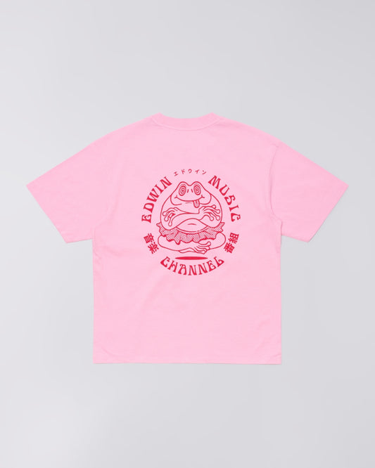Edwin Music Channel T-Shirt // BEGONIA PINK